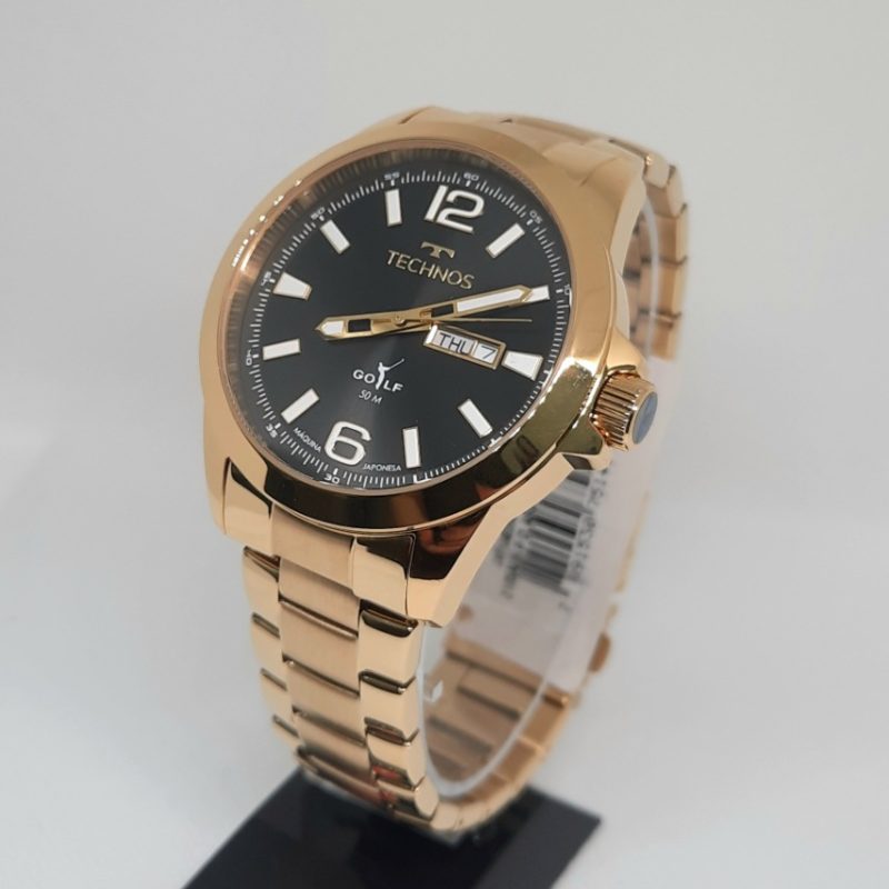 Relógio Technos Masculino Dourado - Ótica Visione